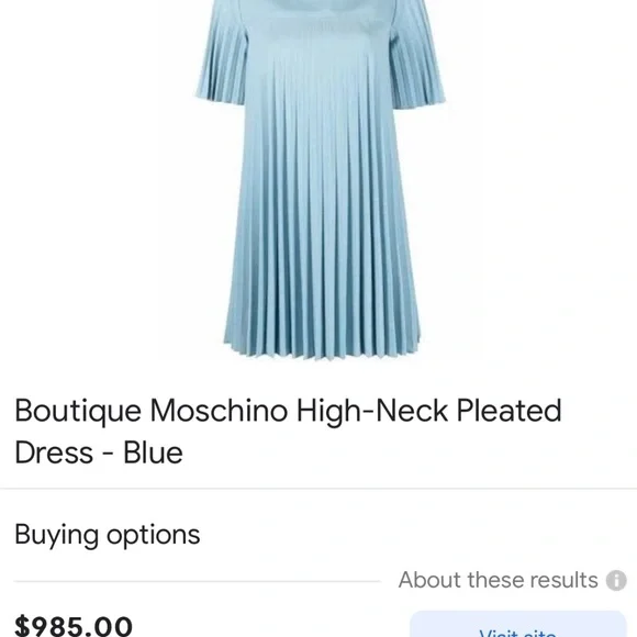 Never used still has tags Moschino dress - Picture 2 of 5